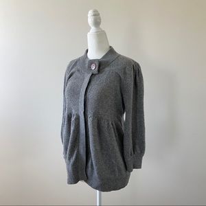 Aqua 100% Cashmere Gray Sweater